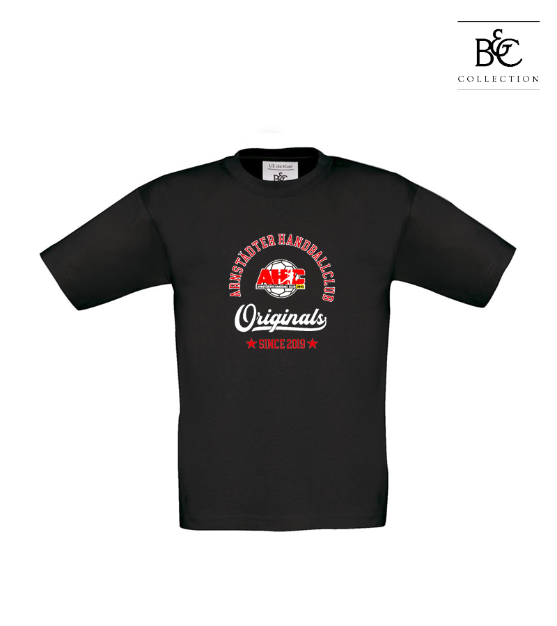 B&C Kinder T-Shirt Black "Jacob"