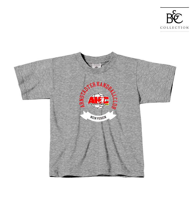 B&C Kinder T-Shirt Sports Grey "Bono"