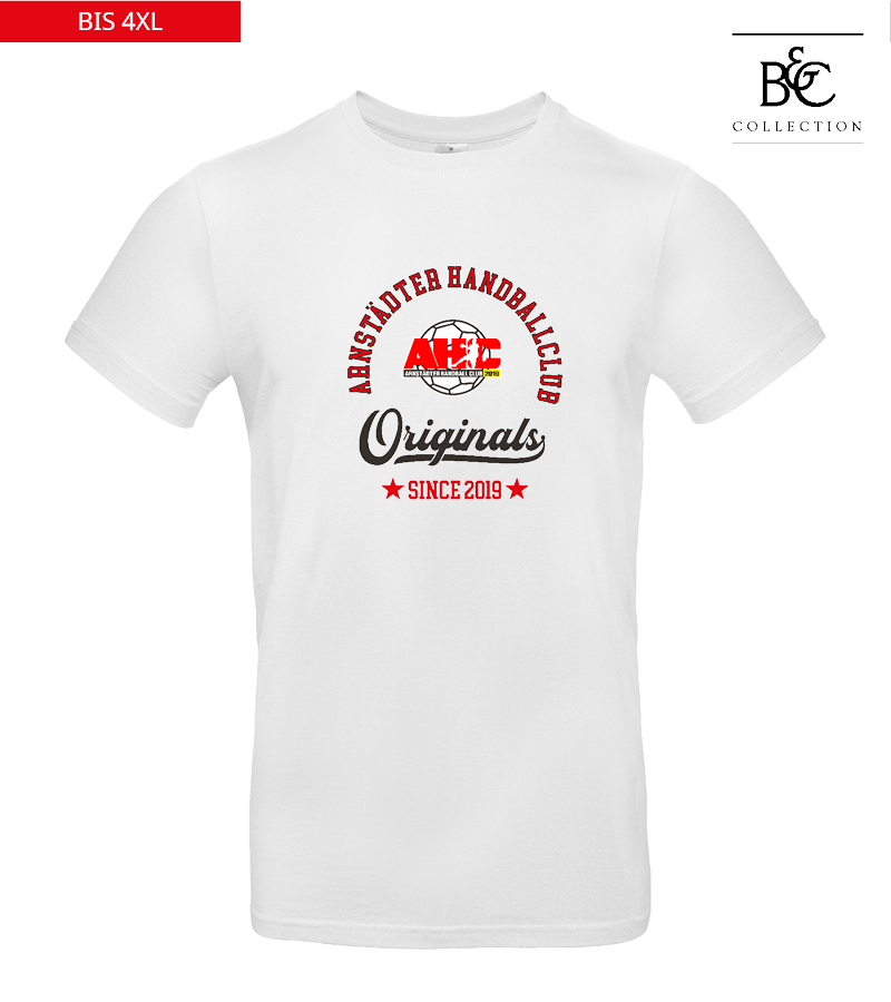 B&C Herren T-Shirt White "Jacob"