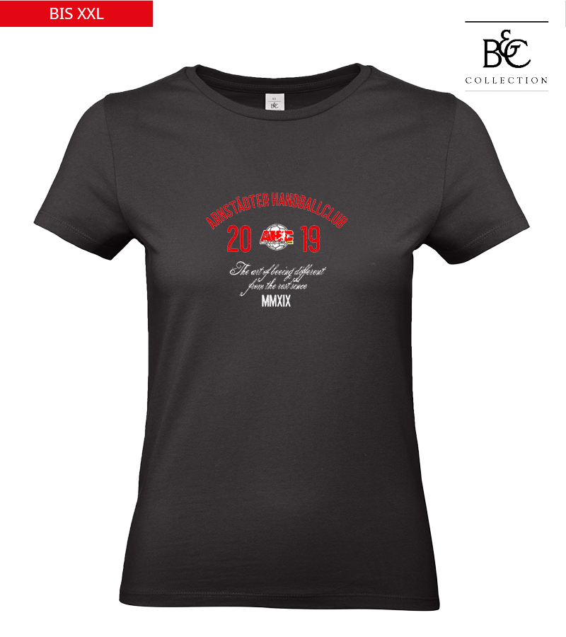 B&C Damen T-Shirt Black "Isack"