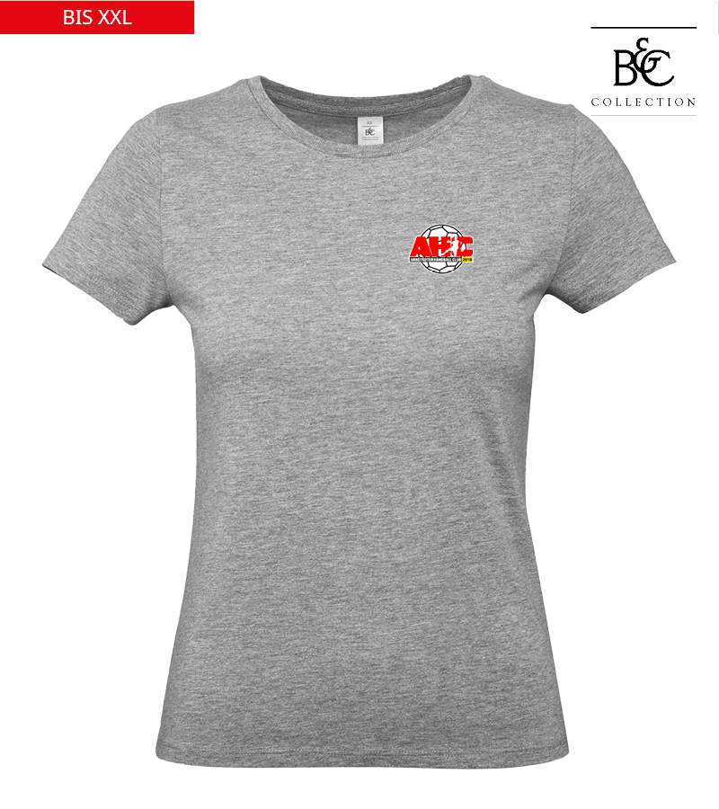 B&C Damen T-Shirt Sports Grey "Anton"