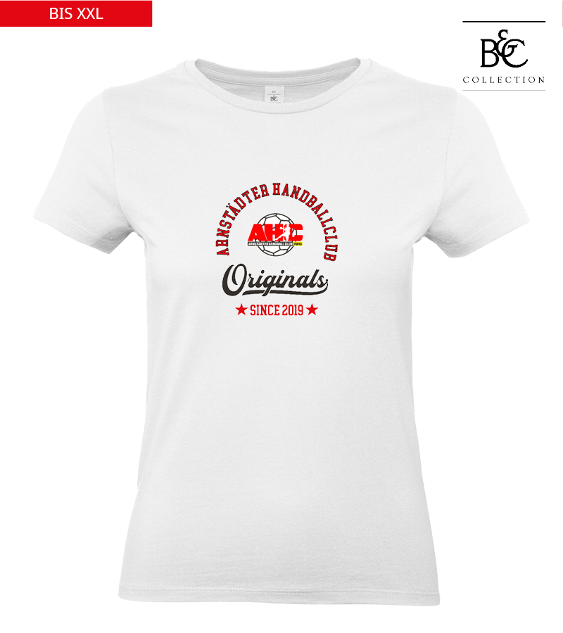 B&C Damen T-Shirt White "Jacob"