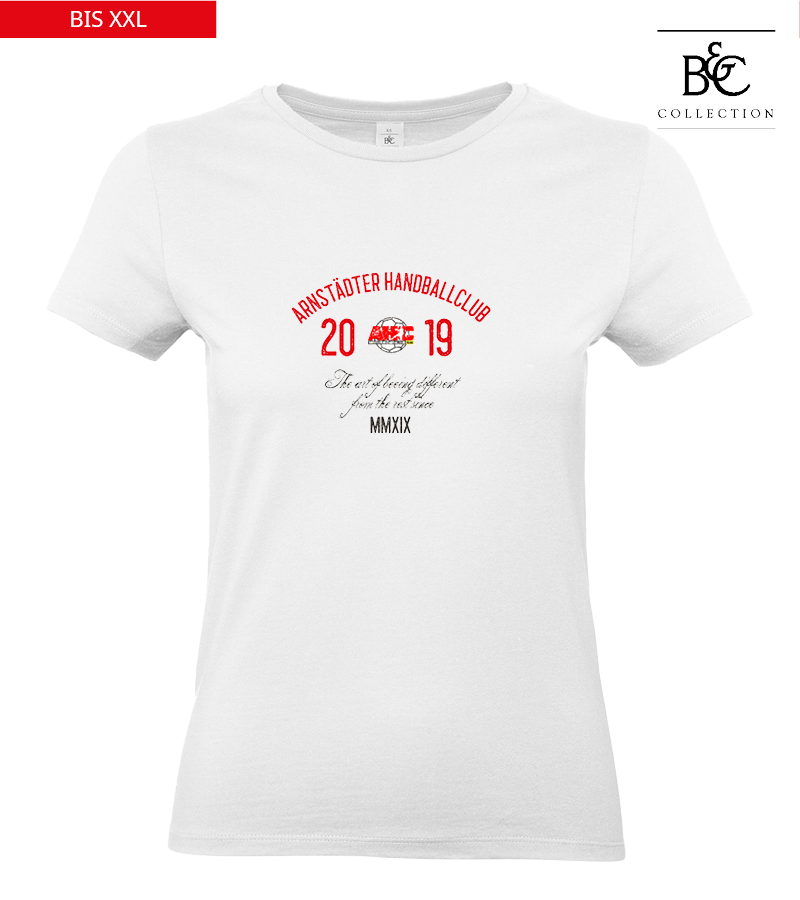 B&C Damen T-Shirt White "Isack"
