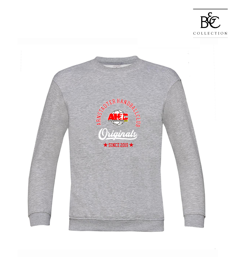 B&C Kinder Sweatshirt Heather Grey "Jacob"