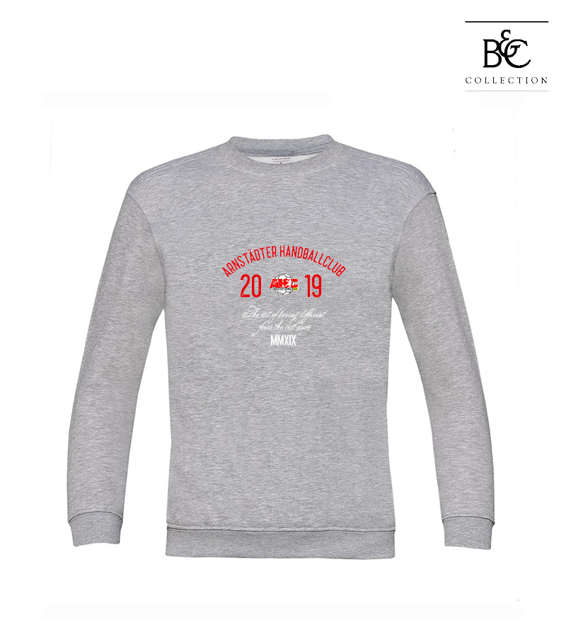 B&C Kinder Sweatshirt Heather Grey "Isack"