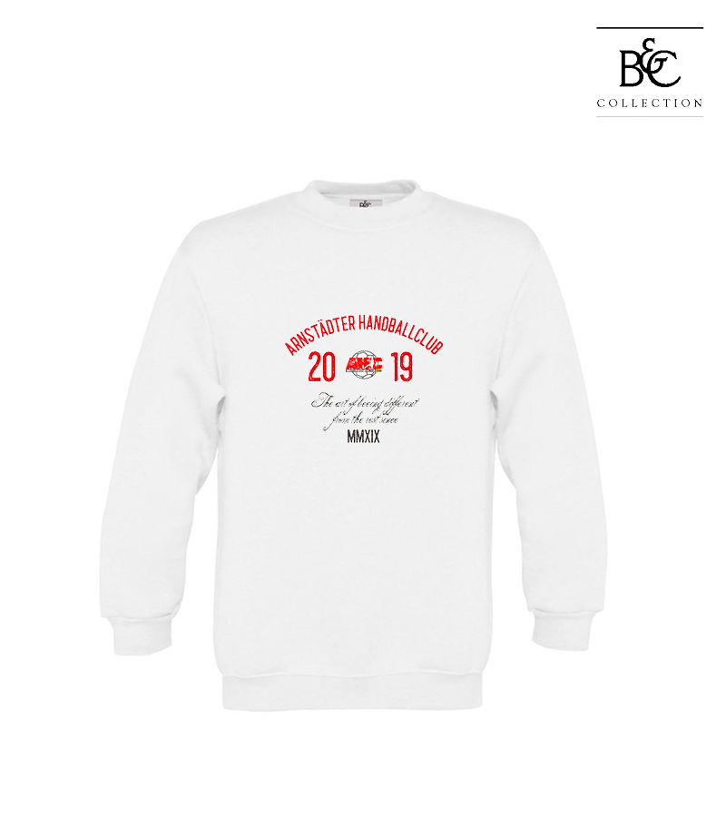 B&C Kinder Sweatshirt White "Isack"