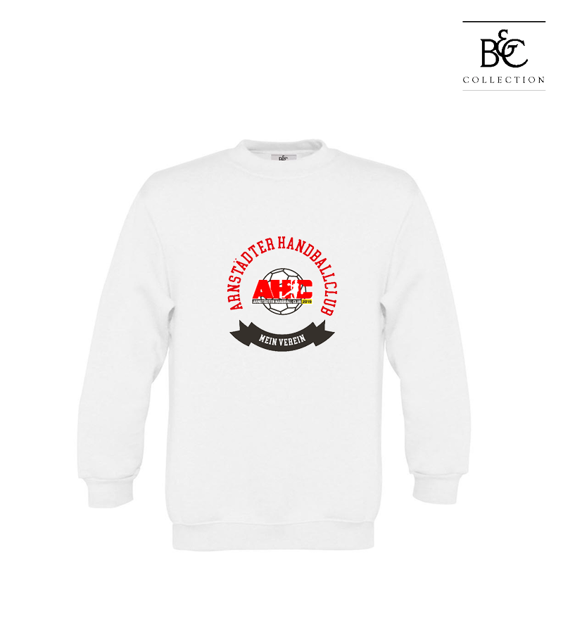 B&C Kinder Sweatshirt White "Bono"