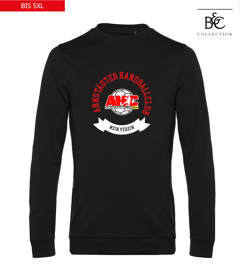 B&C Herren Sweatshirt Black Pure "Bono"