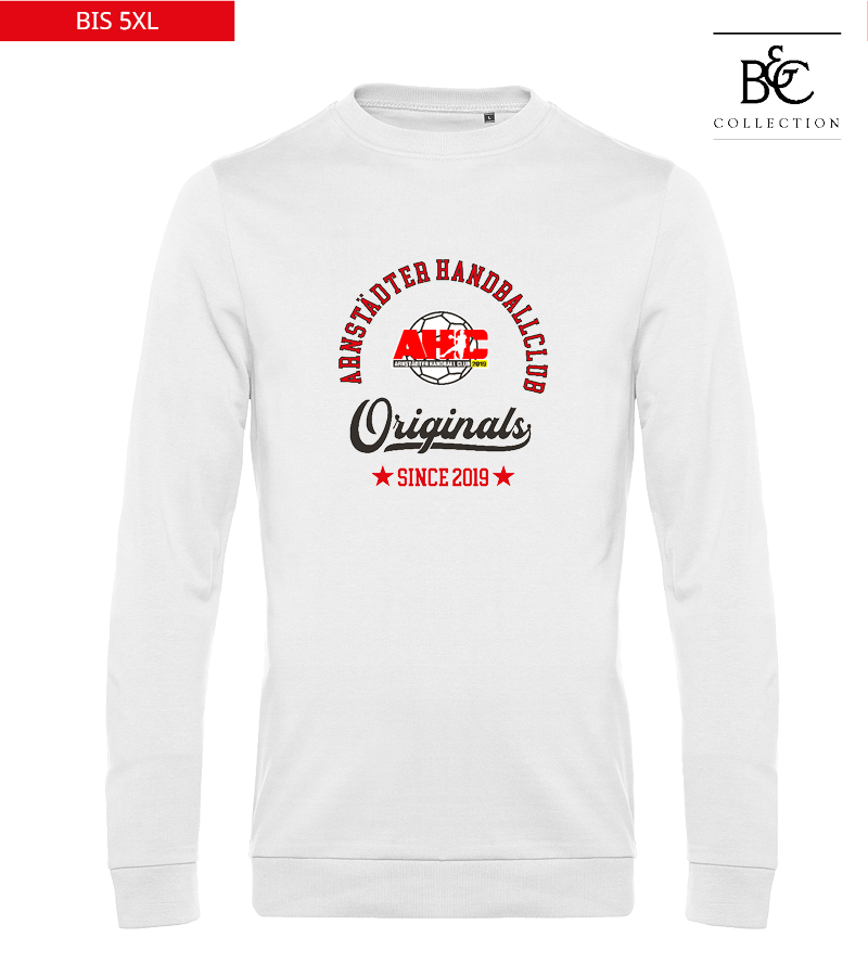 B&C Herren Sweatshirt White "Jacob"