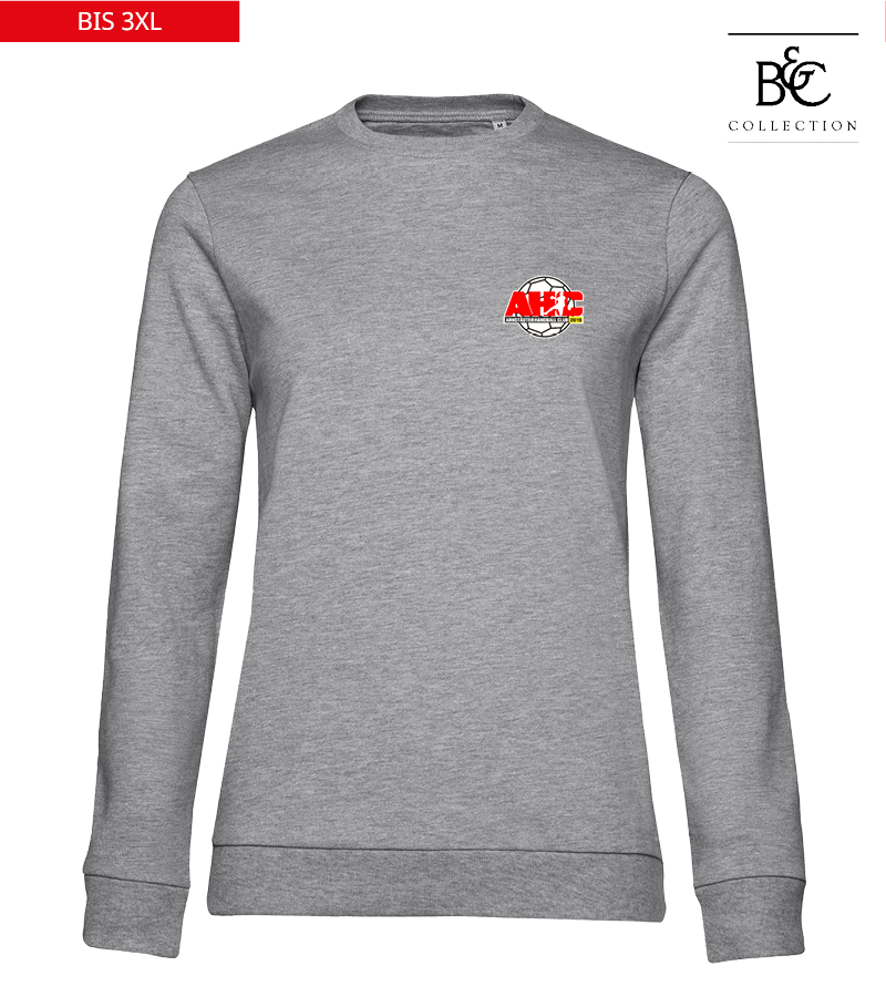 B&C Damen Sweatshirt Heather Grey "Anton"