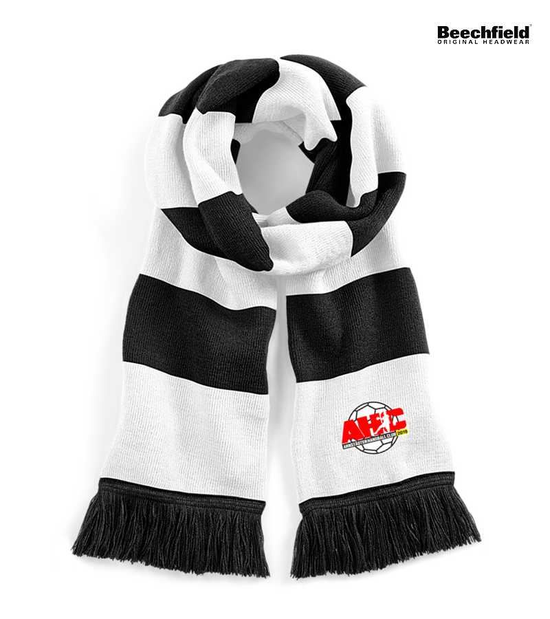 Beechfield Schal Black White "Anton"