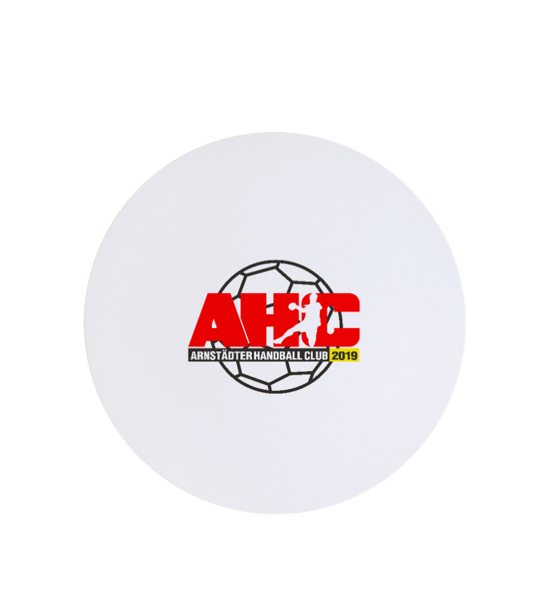 Textil Mousepad Rund White "Anton"