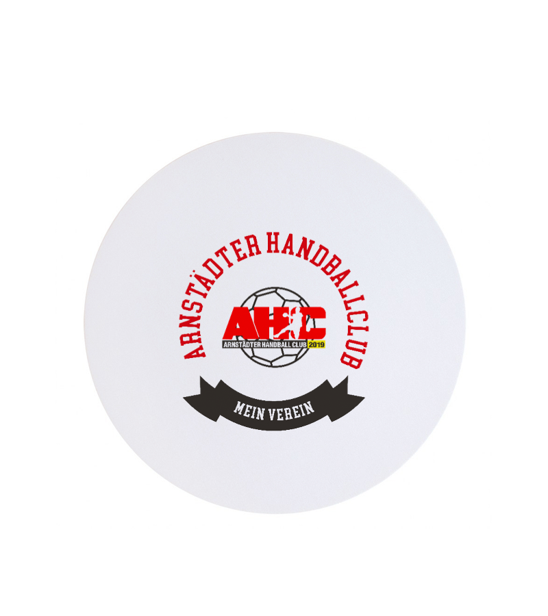 Textil Mousepad Rund White "Bono"