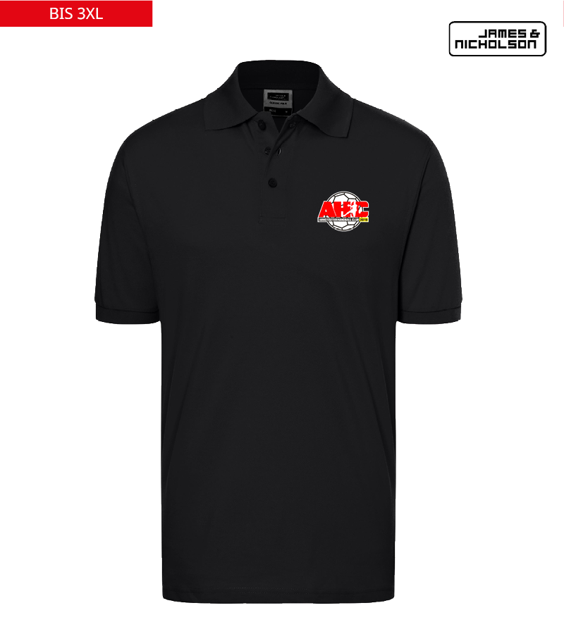 J+N Herren Polo-Shirt Black "Anton"