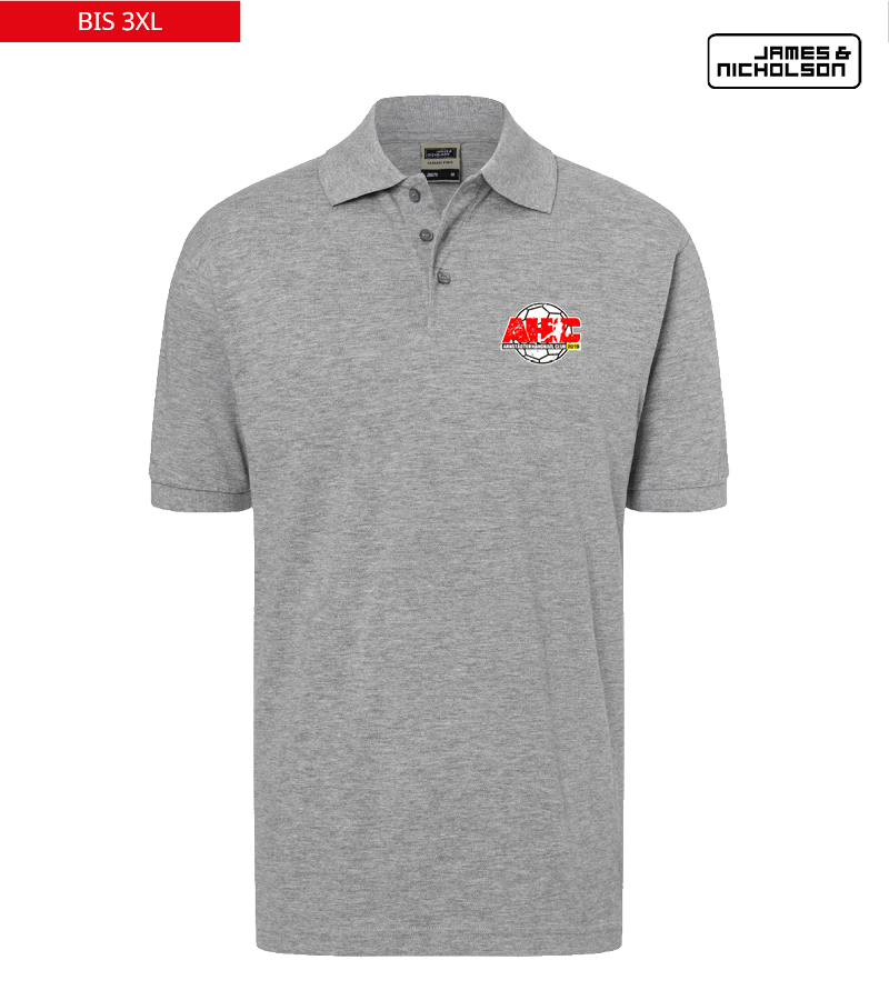 J+N Herren Polo-Shirt Heather Grey "Uwe"