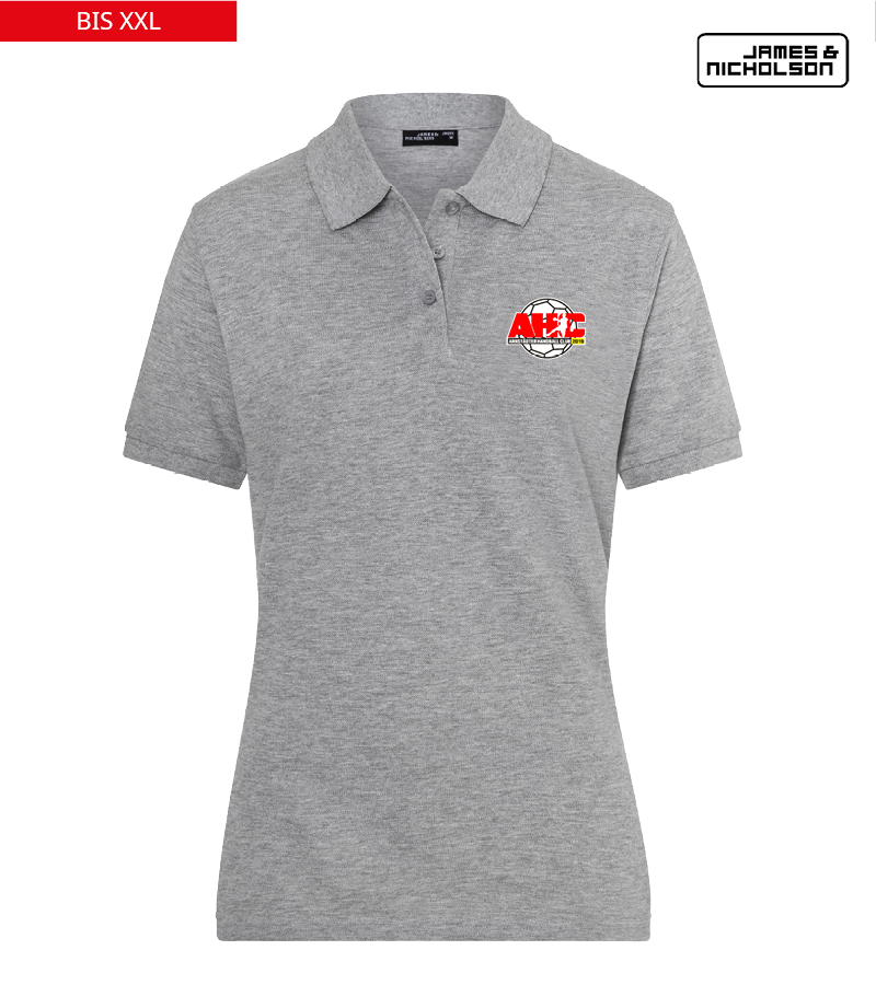 J+N Damen Polo-Shirt Heather Grey "Anton"