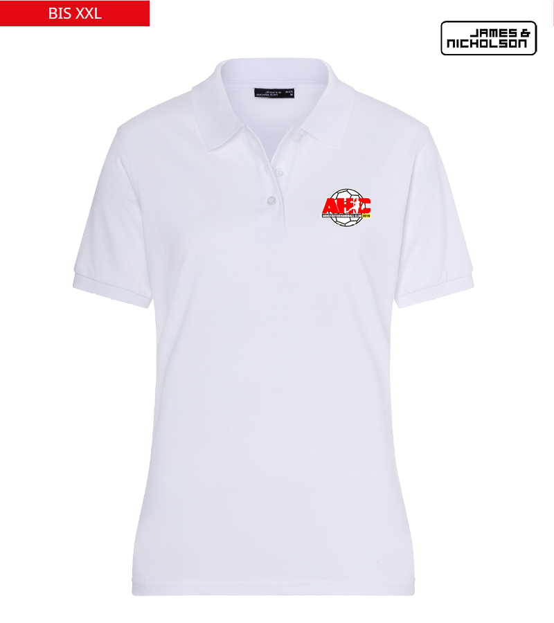 J+N Damen Polo-Shirt White "Anton"