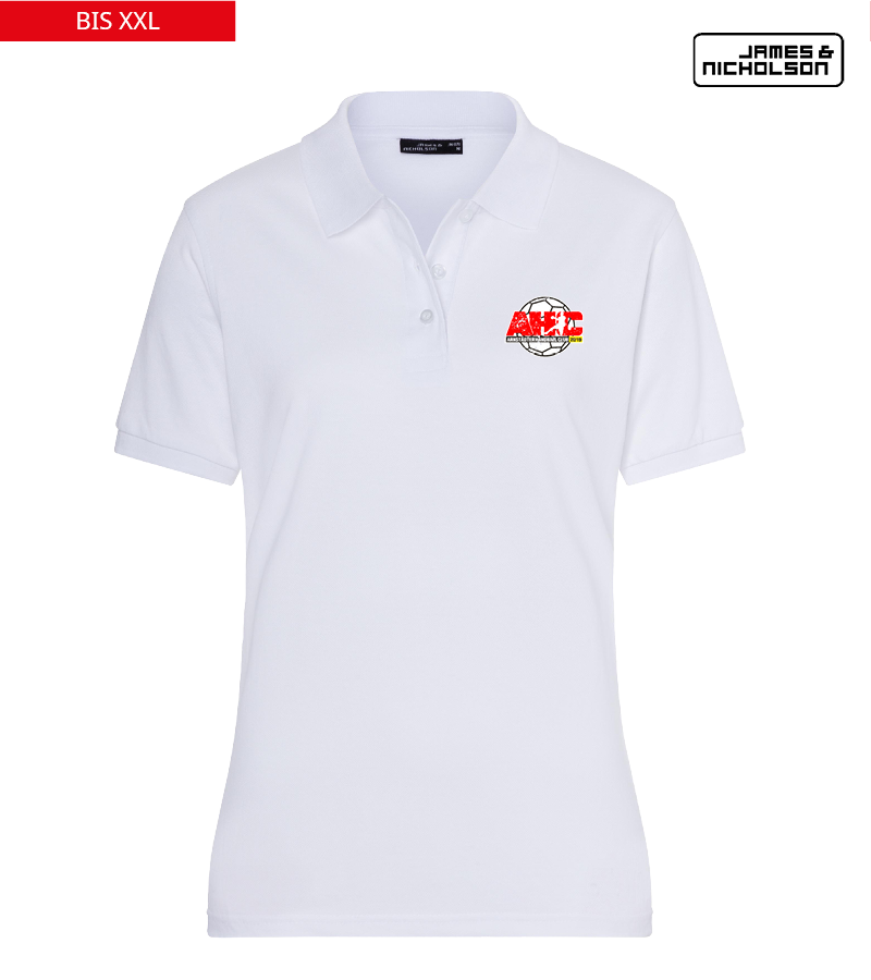 J+N Damen Polo-Shirt White "Uwe"