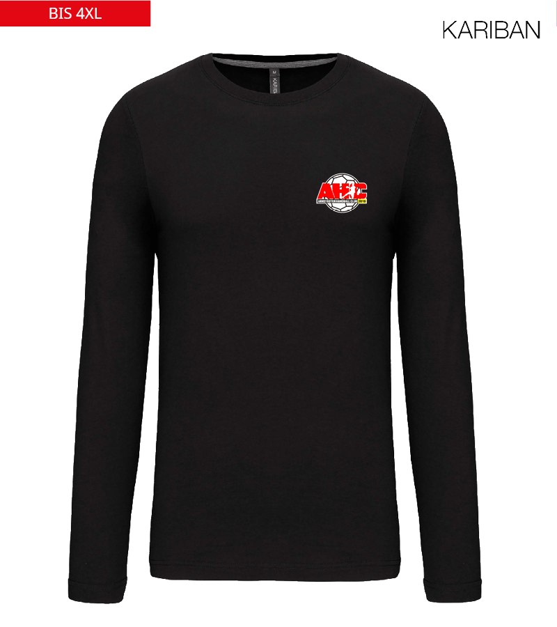 Kariban Herren Langarmshirt Black "Anton"