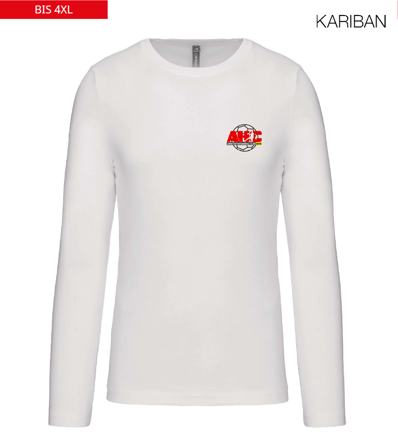 Kariban Herren Langarmshirt White "Anton"