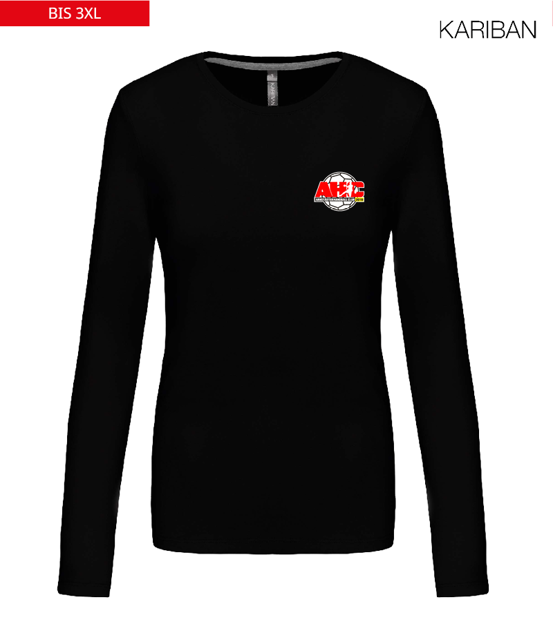 Kariban Damen Langarmshirt Black "Anton"