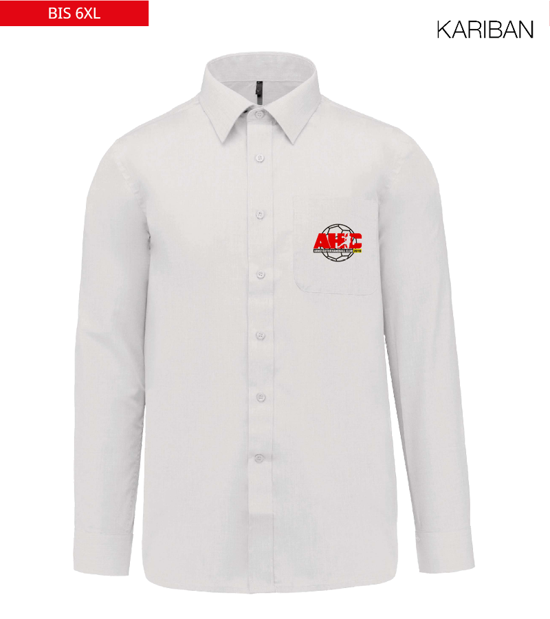 Kariban Herren Langarmhemd White "Anton"
