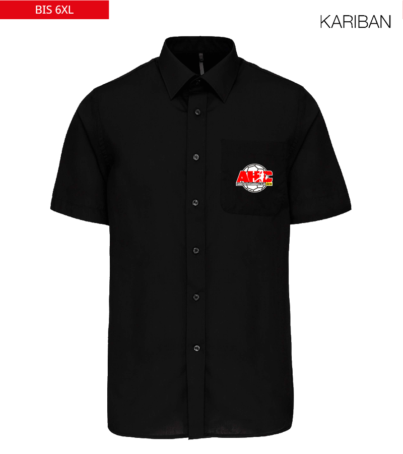 Kariban Herren Kurzarmhemd Black "Anton"