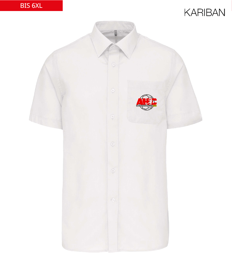 Kariban Herren Kurzarmhemd White "Anton"