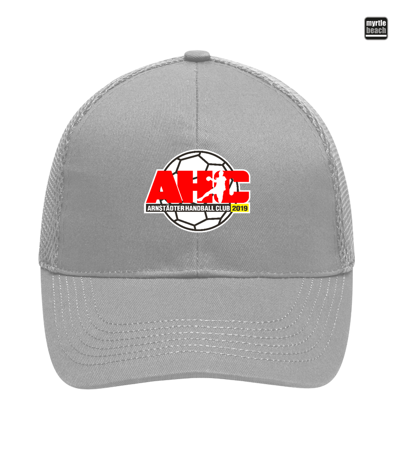 Myrtle Beach Unisex 6 Panel Air Mesh Cap Light Grey "Anton"